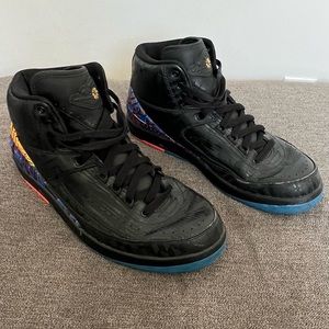 Nike Air Jordan 2 II Retro BHM Black History Month BQ7618-007 Size US 10